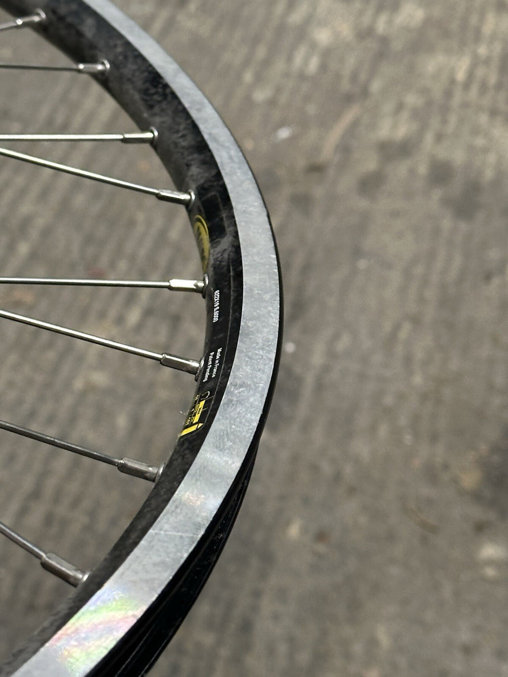 Rare Campagnolo Gran Sport Vintage Hub Mavic Modern Clincher Rims 700c - view 14