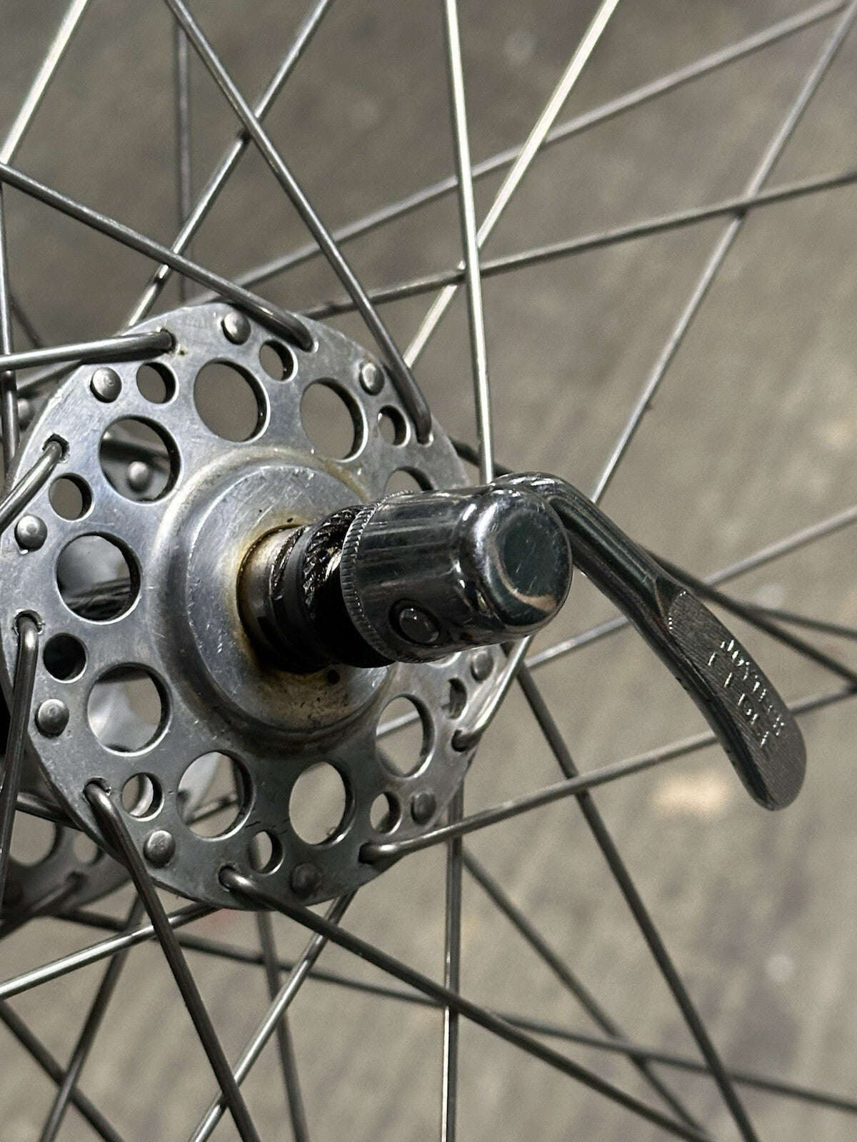 Rare Campagnolo Gran Sport Vintage Hub Mavic Modern Clincher Rims 700c - view 13