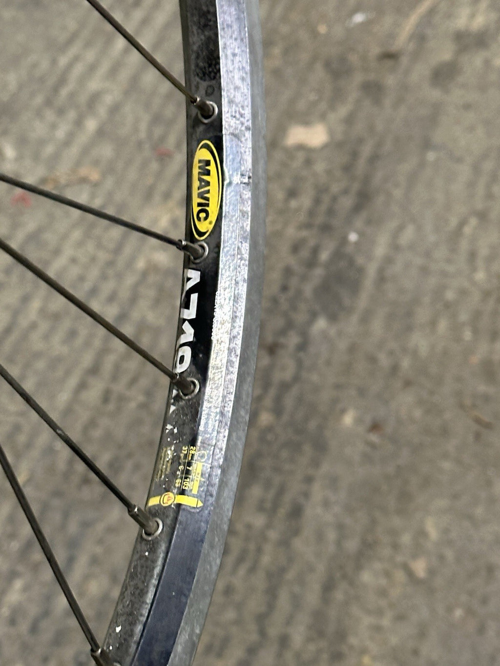 Rare Campagnolo Gran Sport Vintage Hub Mavic Modern Clincher Rims 700c - view 15
