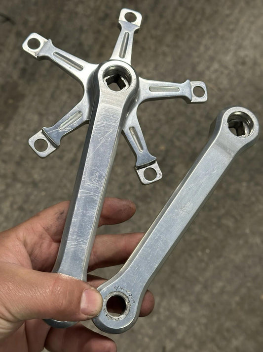 Campagnolo Pista Track Crankset 165mm Non Fluted