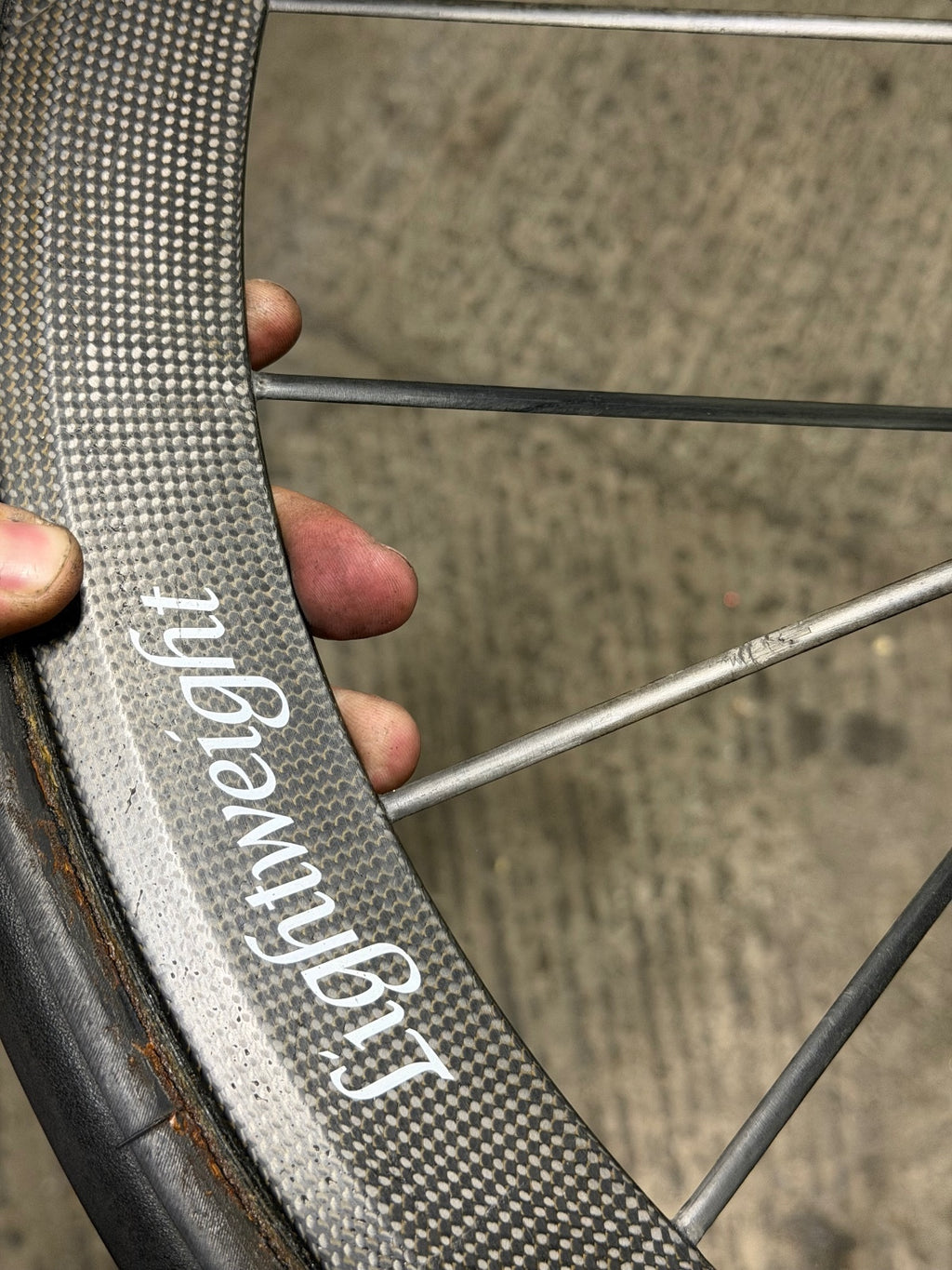Track Lightweight  Rundkurs Carbon Fibre Bicycle Track WheelSet tubular