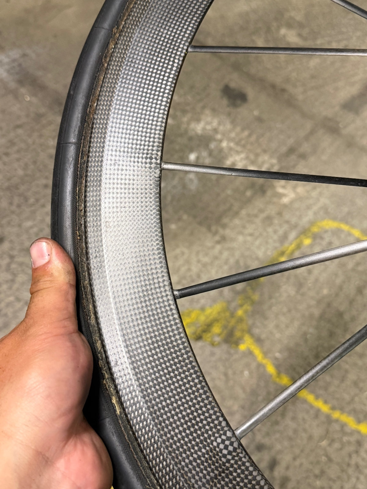 Track Lightweight  Rundkurs Carbon Fibre Bicycle Track WheelSet tubular