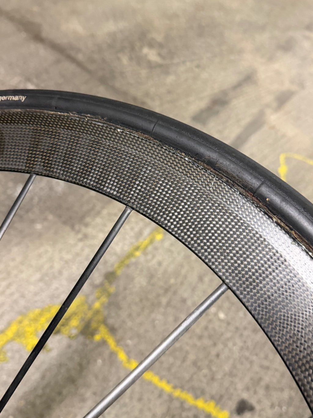 Track Lightweight  Rundkurs Carbon Fibre Bicycle Track WheelSet tubular
