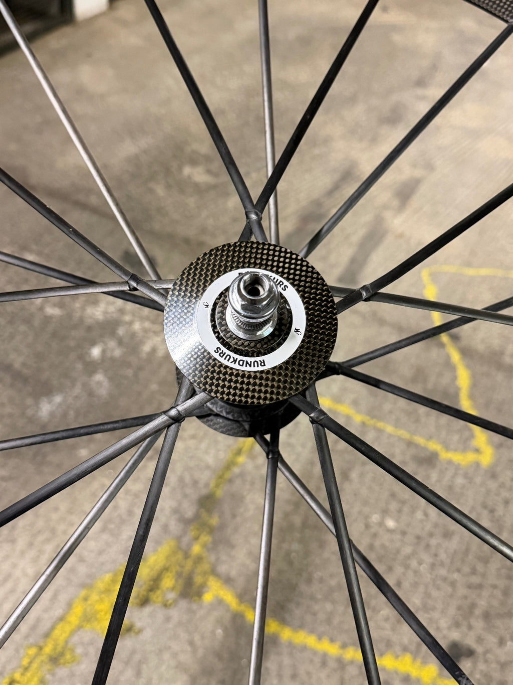 Track Lightweight  Rundkurs Carbon Fibre Bicycle Track WheelSet tubular