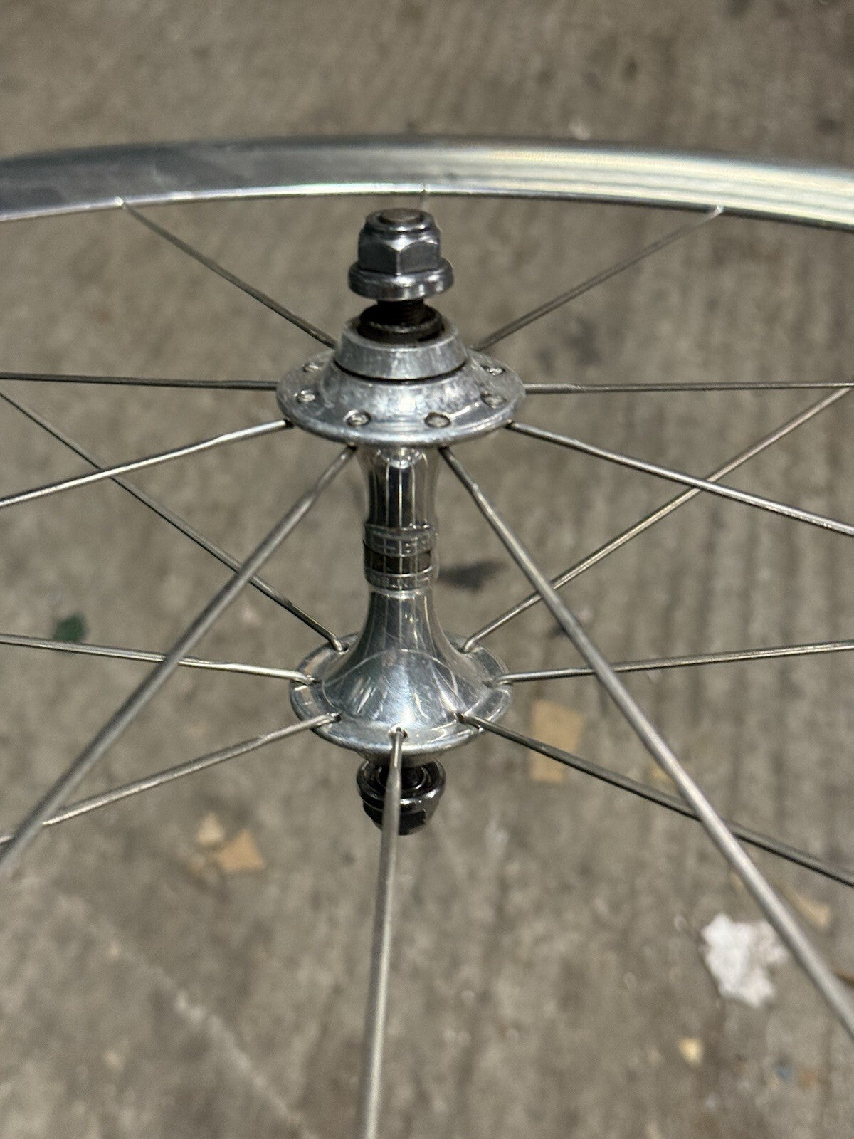 Rare Campagnolo Shamal Front Wheel 1st Gen Pista 650c Tubular