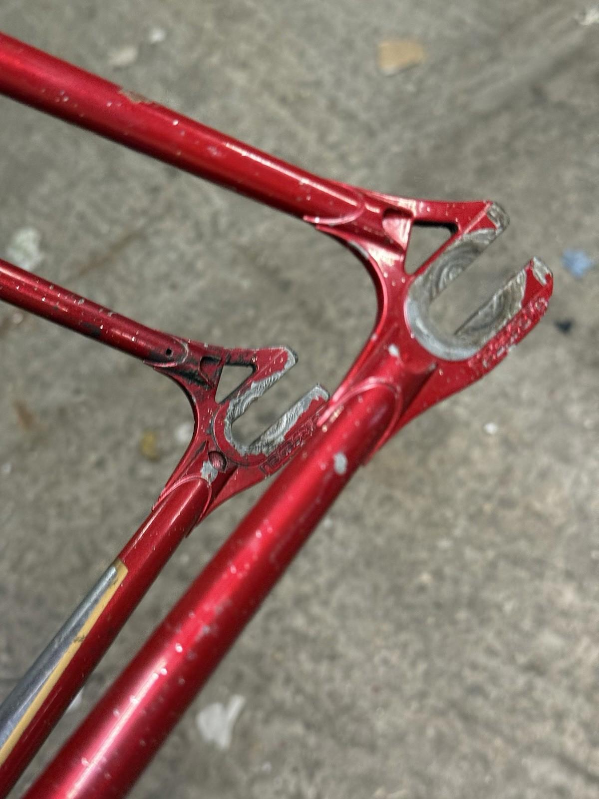 Rare Njs Nagasawa Frameset Fixed Gear Keirin Track Frame Size m