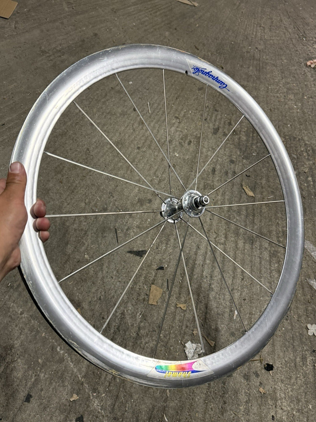 Rare Campagnolo Shamal Front Wheel 1st Gen Pista 650c Tubular
