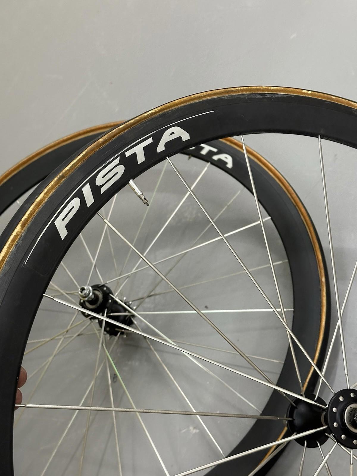 Campagnolo Pista Wheelset 700c Tubular  Track Wheels