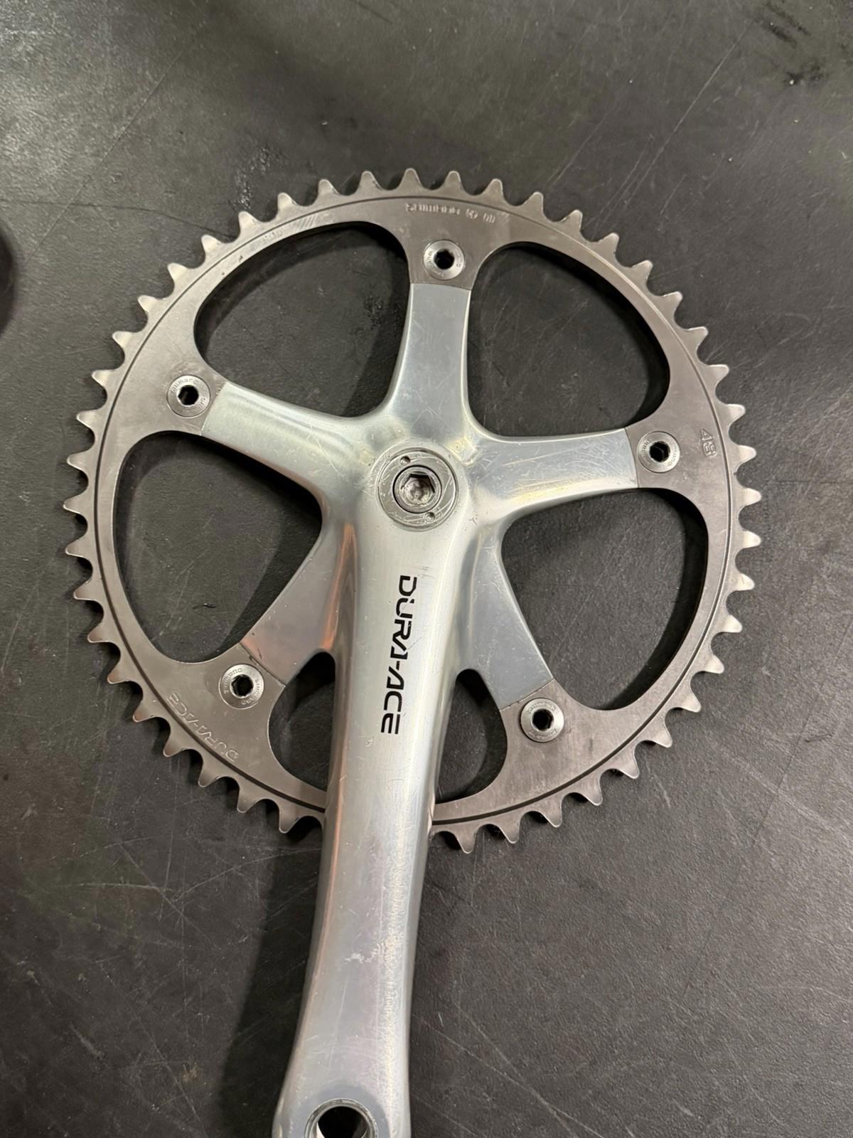 Dura Ace 7710 Track Crankser Fixed Gear 165mm 48t 144bcd