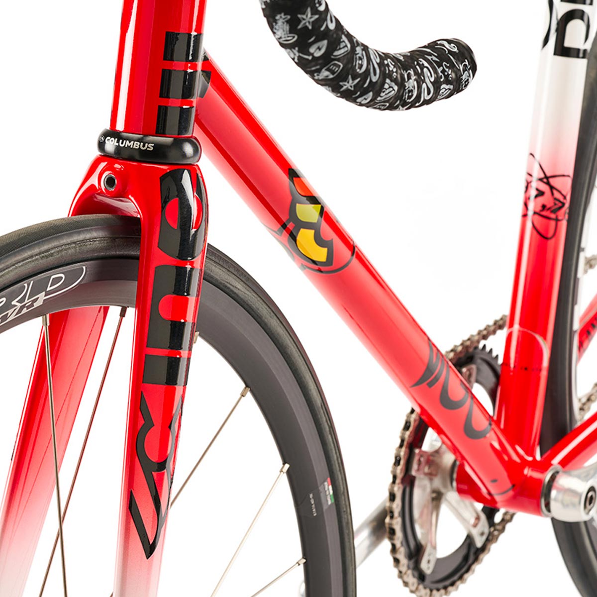Cinelli Vigorelli Steel Wht/Red Frameset M - image 7