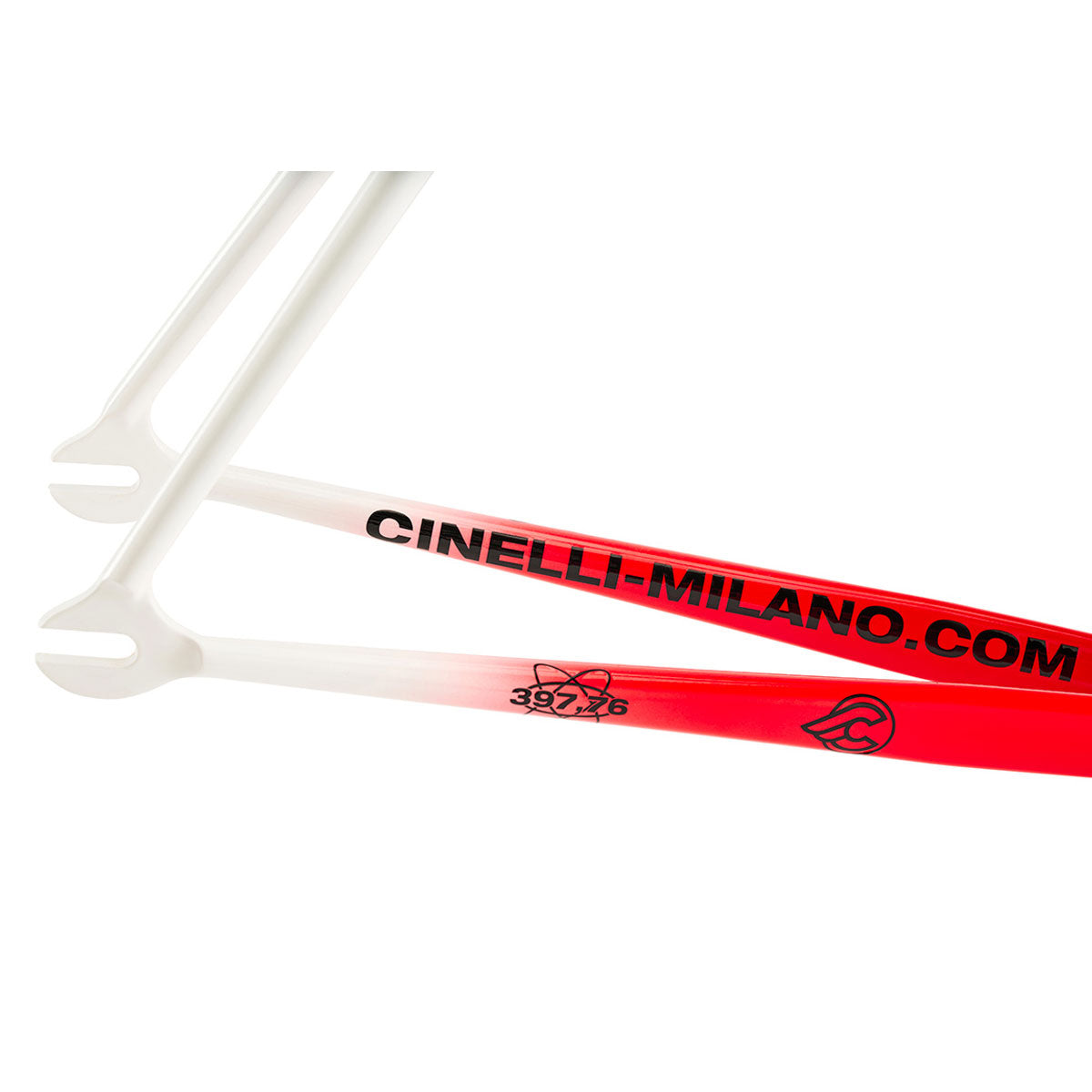 Cinelli Vigorelli Steel Wht/Red Frameset S - image 4