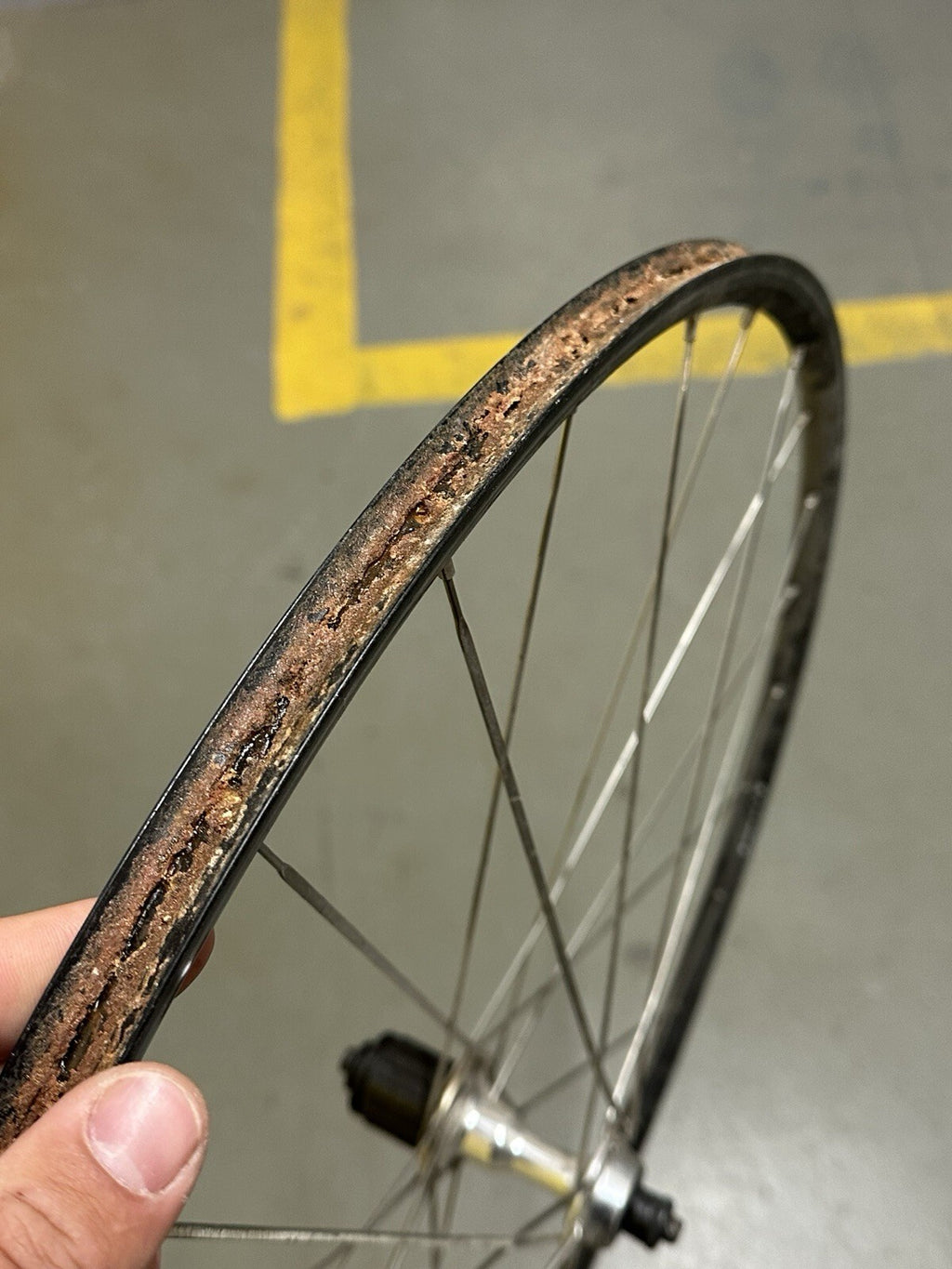 Vintage Dura Ace Road Wheelset Wolber Tubular Rims Aero Spokes - view 2