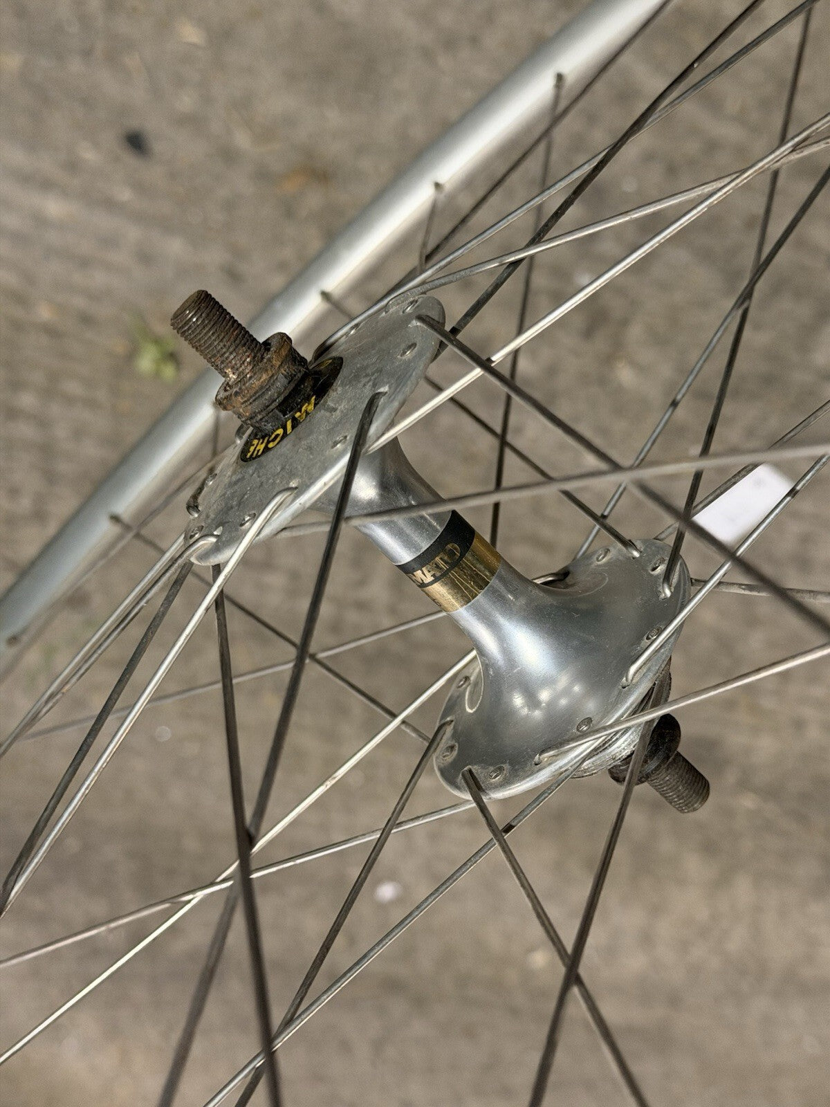 Tubular Miche Rear Track Pista Wheel Campagnolo Rim - view 6