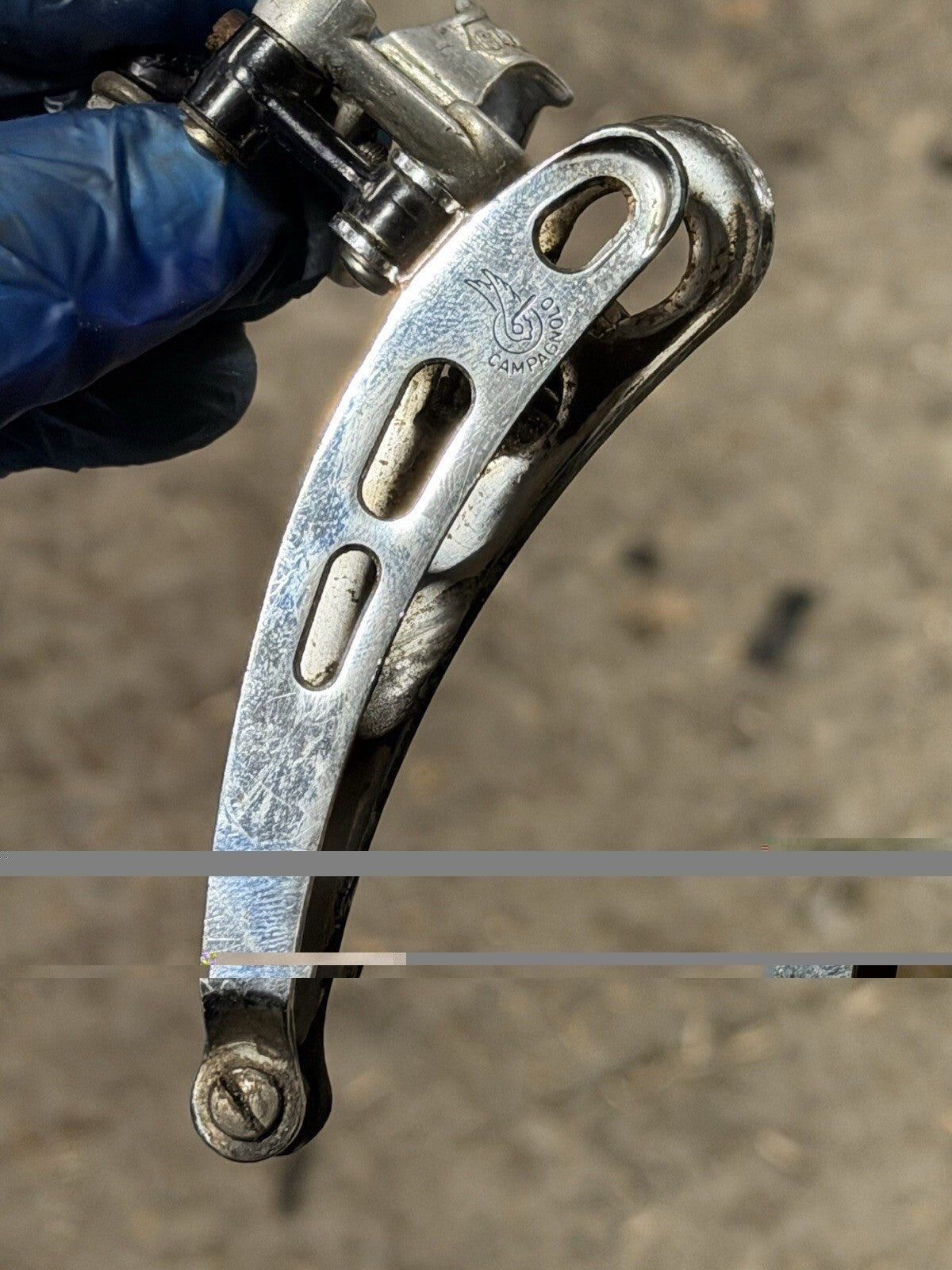 Vintage Campagnolo Super Record Front Derailleur - product photo | Miclo Bikes