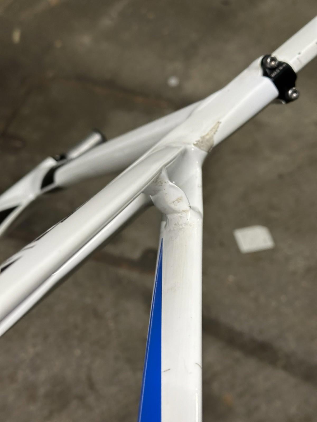 Giant Omnium Track Frameset Fixed Gear Pista  Size M Missing Saddle Base Clamp