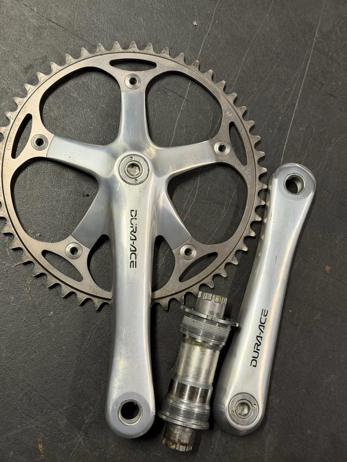 Dura Ace 7710 Track Crankset 170mm Bsa Bb 50t 144bcd