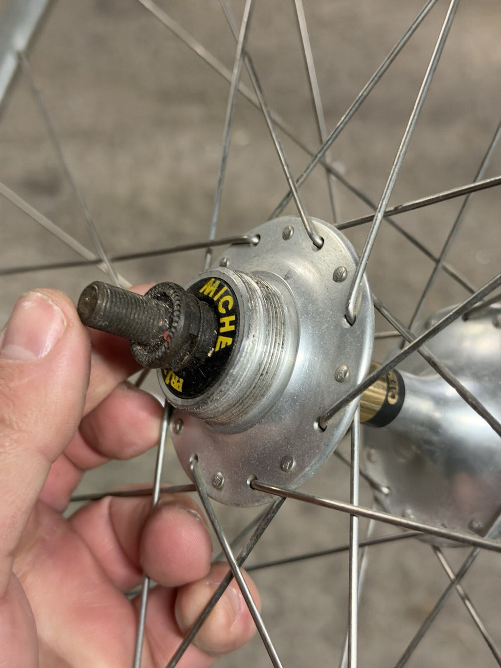 Tubular Miche Rear Track Pista Wheel Campagnolo Rim - view 4