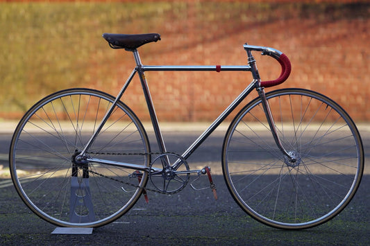 Vintage Rare Cinelli Supercorsa Uvi Chrome Pista Bicycle 50s National Italian