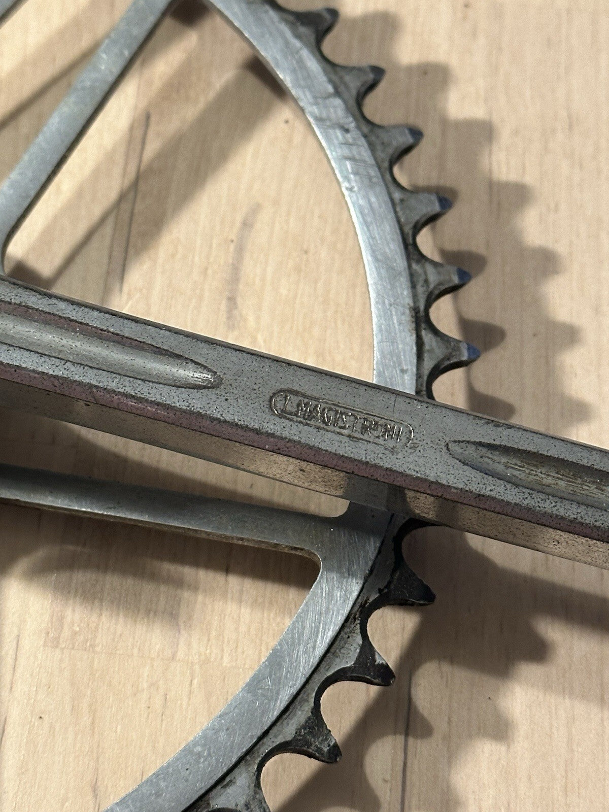 Rare Magistroni Crankset Road Track Vintage Cranks