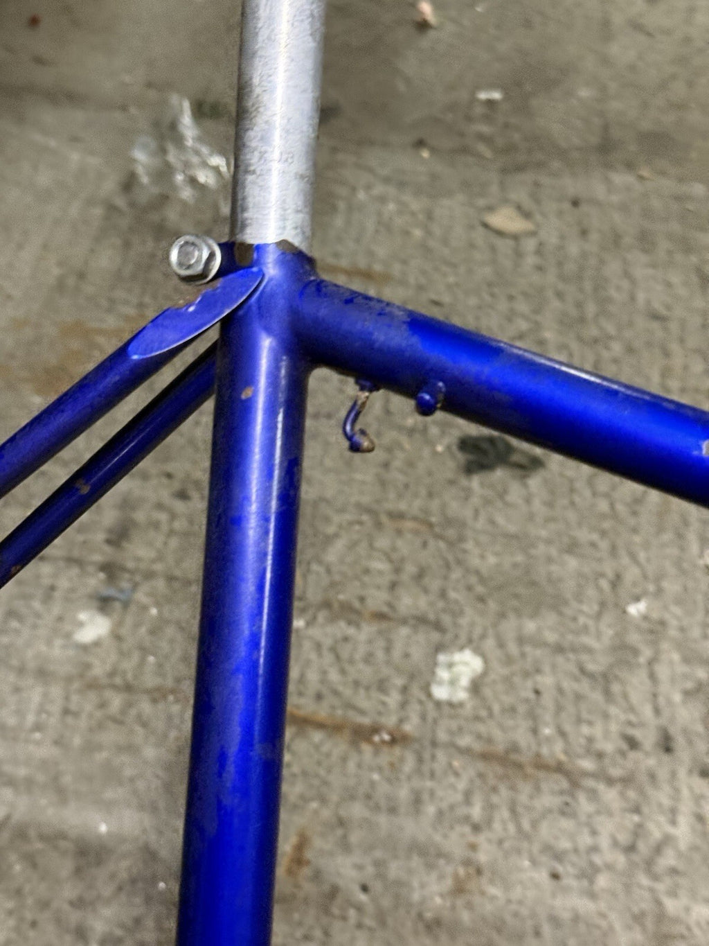 Classic Higgins Steel Road Frameset Rust On Forks Repainted  Size L