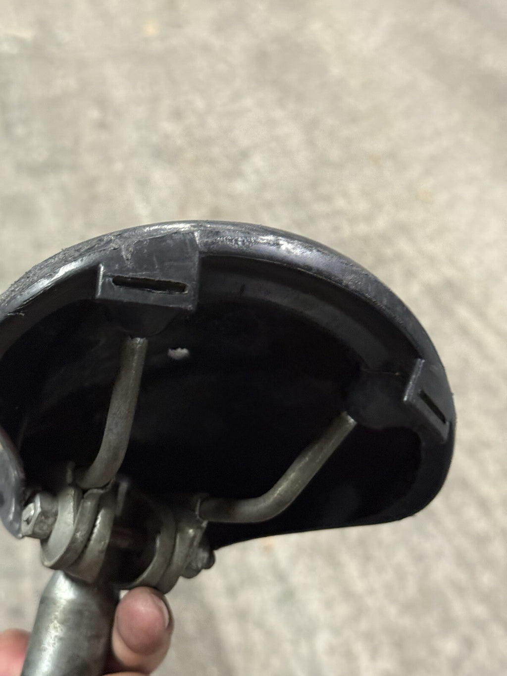 Vintage Gran Prix Bike Saddle 25.6 Seatpost