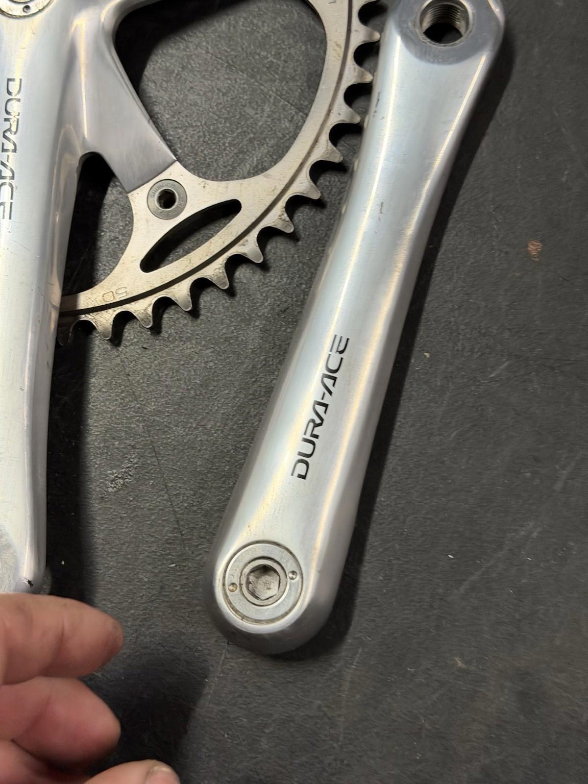 Dura Ace 7710 Track Crankset 170mm Bsa Bb 50t 144bcd
