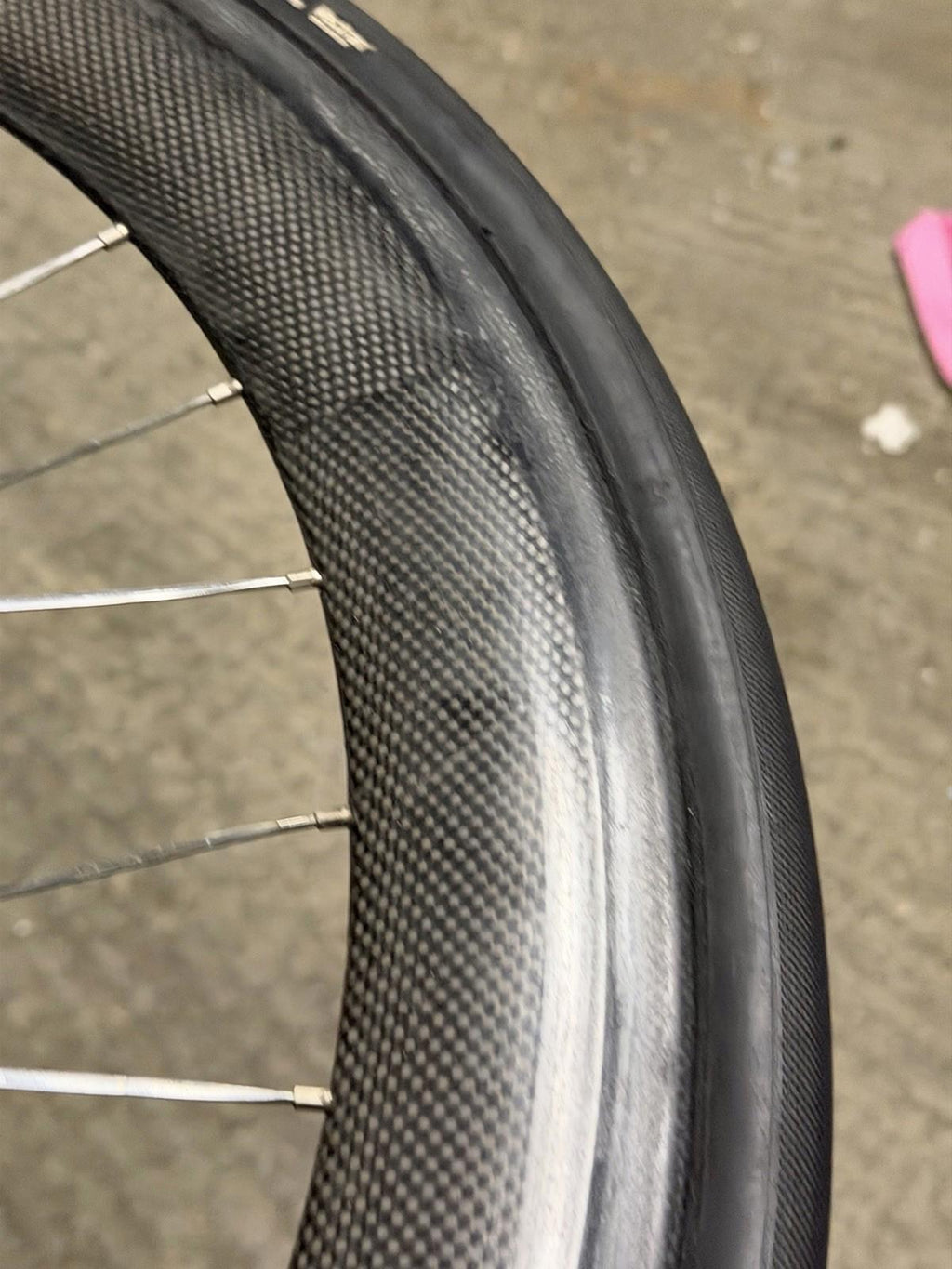 Zipp Tubular Track Wheelset Fixed Gear Pista Wheels Vintage ( Small Damage)