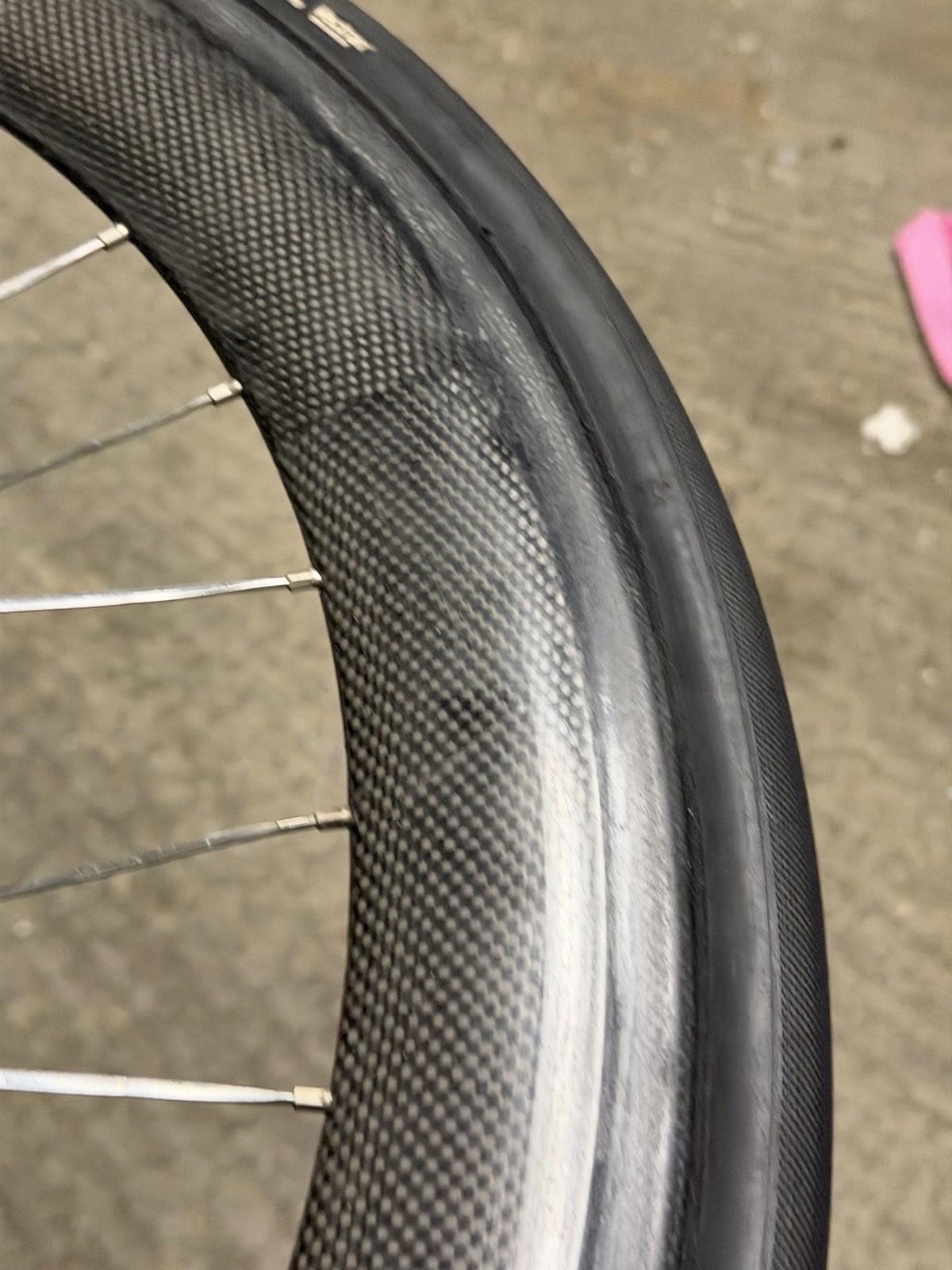 Zipp Tubular Track Wheelset Fixed Gear Pista Wheels Vintage ( Small Damage)