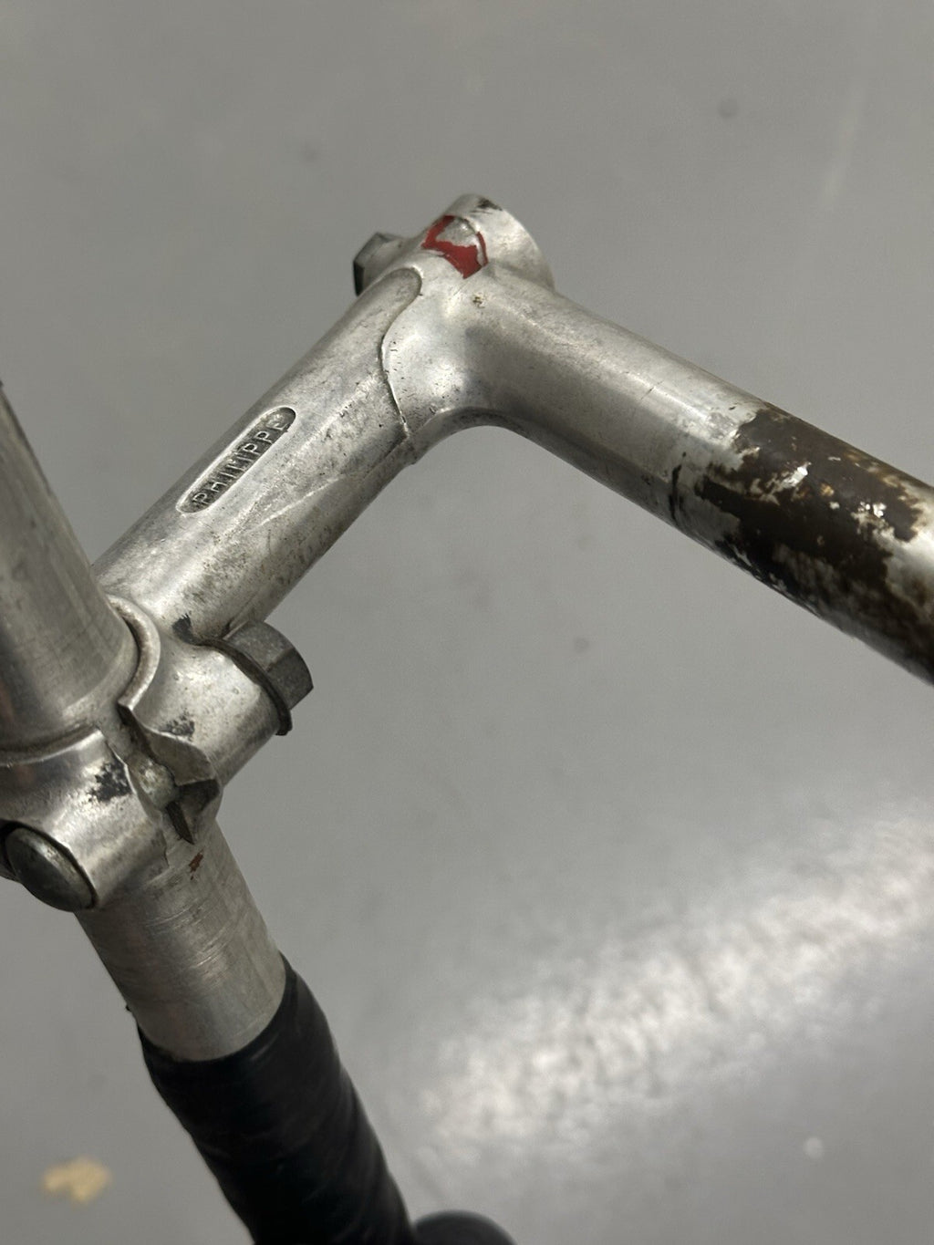 Rare Vintage Philipe Stem With Handlebars And Shimano 600 Brake Levers