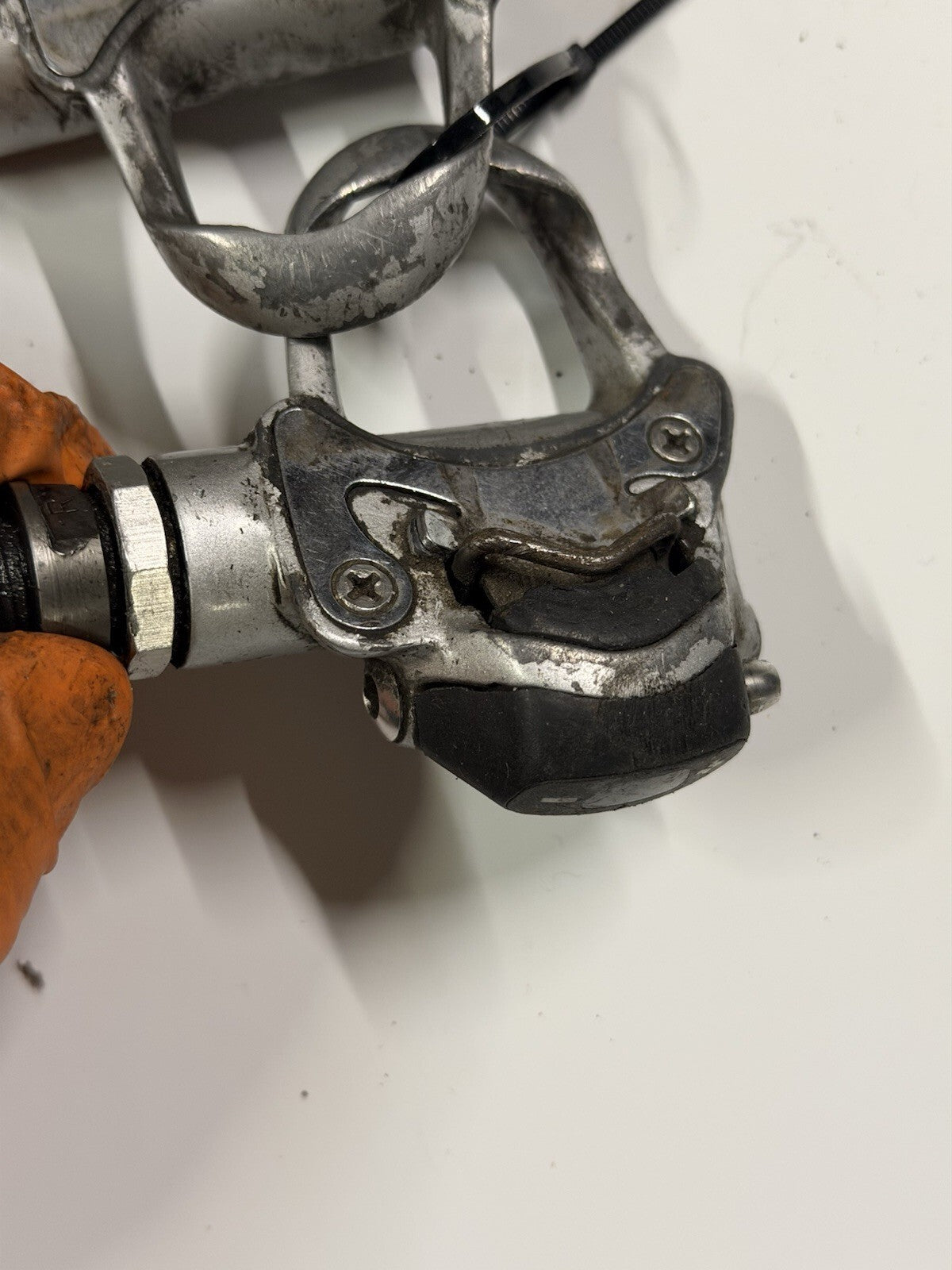Retro Campagnolo Record Titanium Road Pedals
