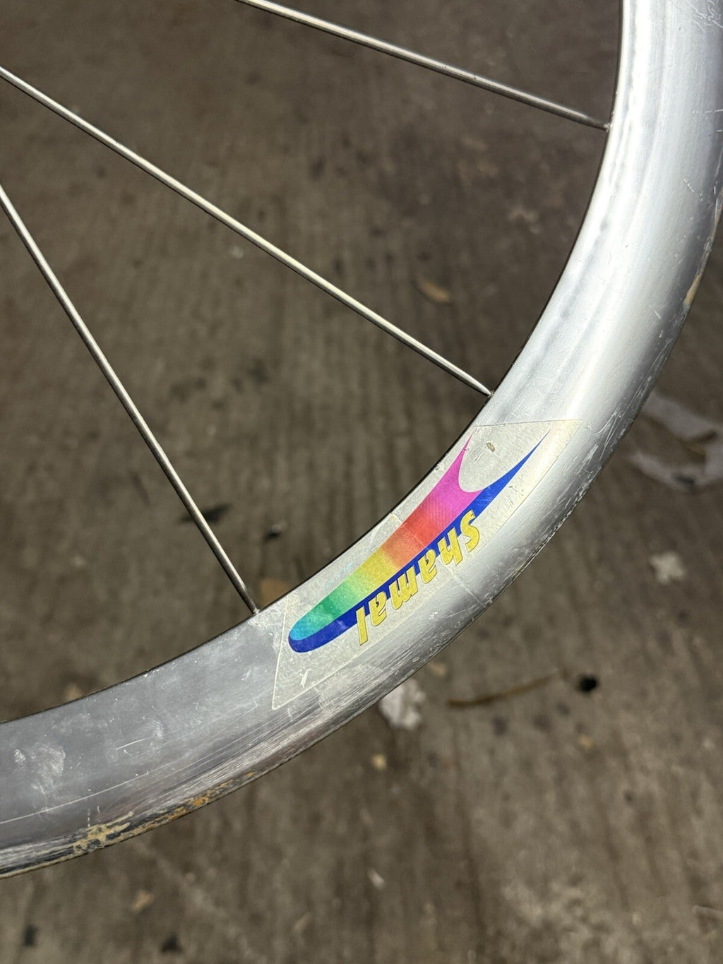 Rare Campagnolo Shamal Front Wheel 1st Gen Pista 650c Tubular