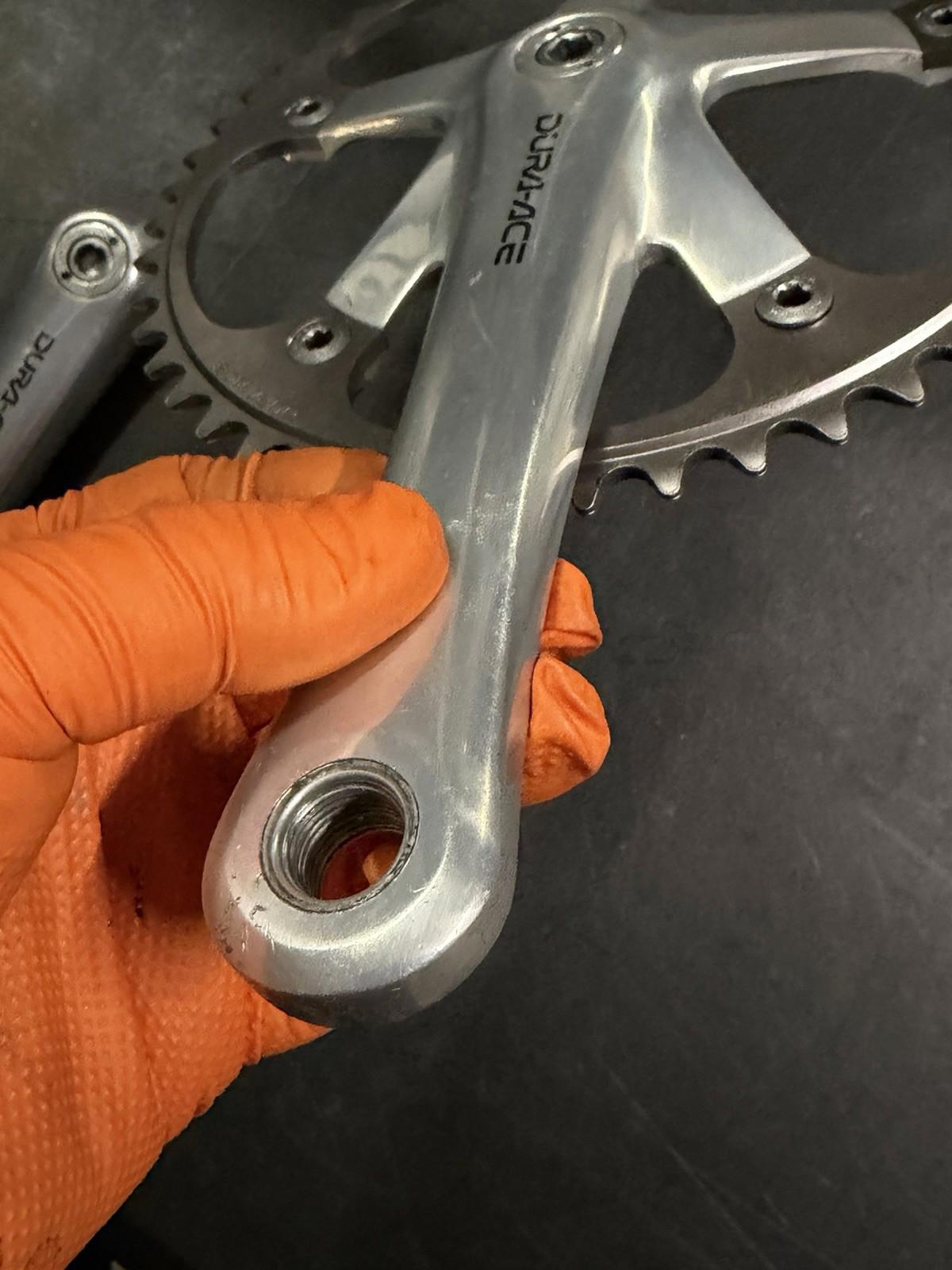 Dura Ace 7710 Track Crankser Fixed Gear 165mm 48t 144bcd