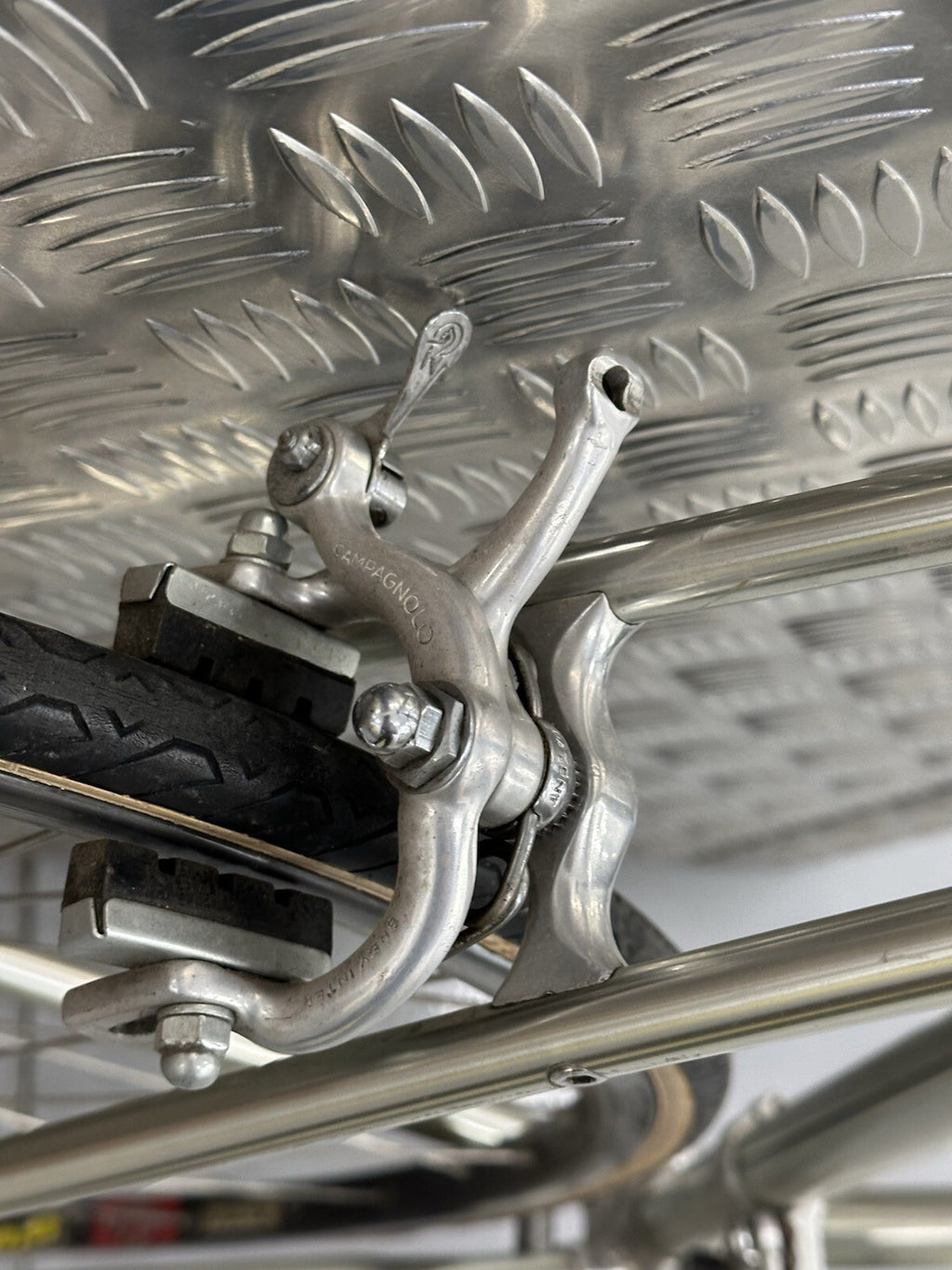 Rare Alan Road Bike Project Bike Unfinished Campagnolo Super Record - product photo 7 | Miclo Bikes