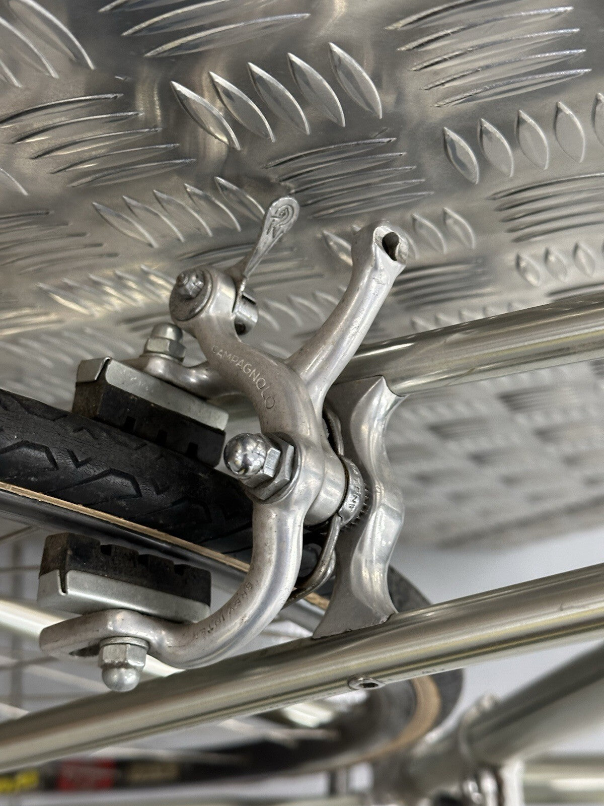Rare Alan Road Bike Project Bike Unfinished Campagnolo Super Record - product photo 7 | Miclo Bikes