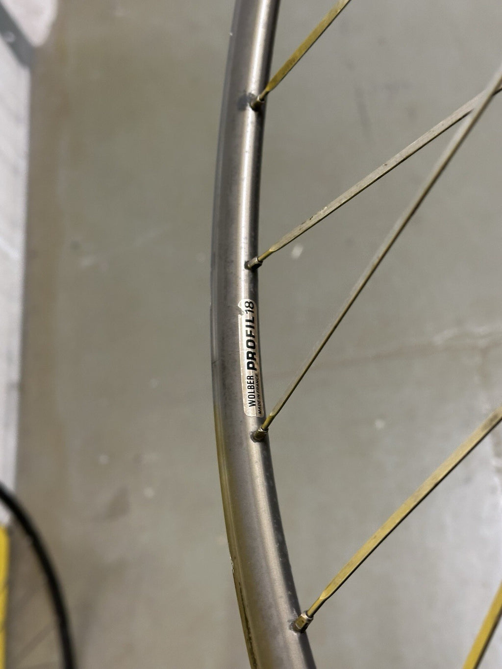 Vintage Dura Ace Road Wheelset Wolber Tubular Rims Aero Spokes - view 13