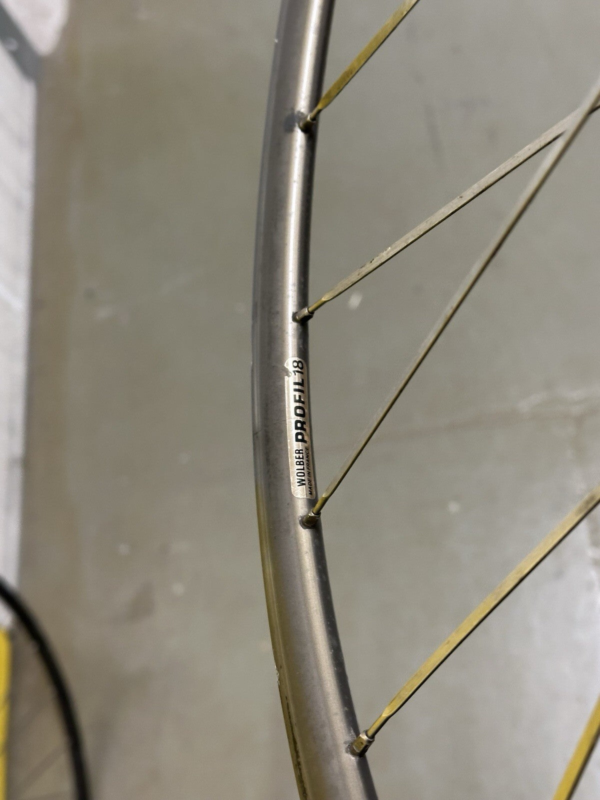 Vintage Dura Ace Road Wheelset Wolber Tubular Rims Aero Spokes - view 13