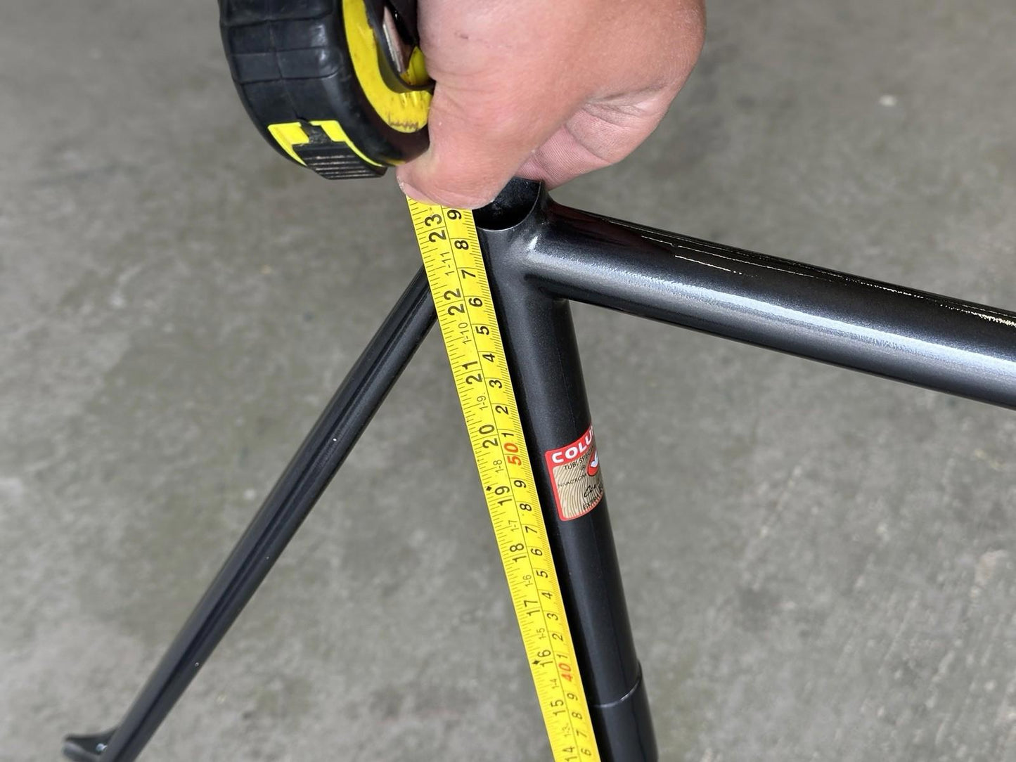 Rare Geliano Pista Columbus Tubing Split Seattube Track Custom Frameset