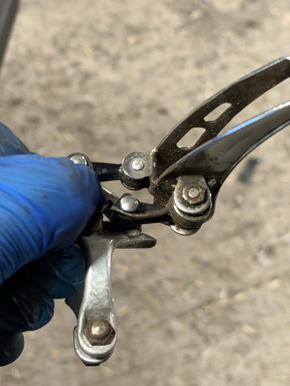 Vintage Campagnolo Super Record Front Derailleur - product photo 4 | Miclo Bikes