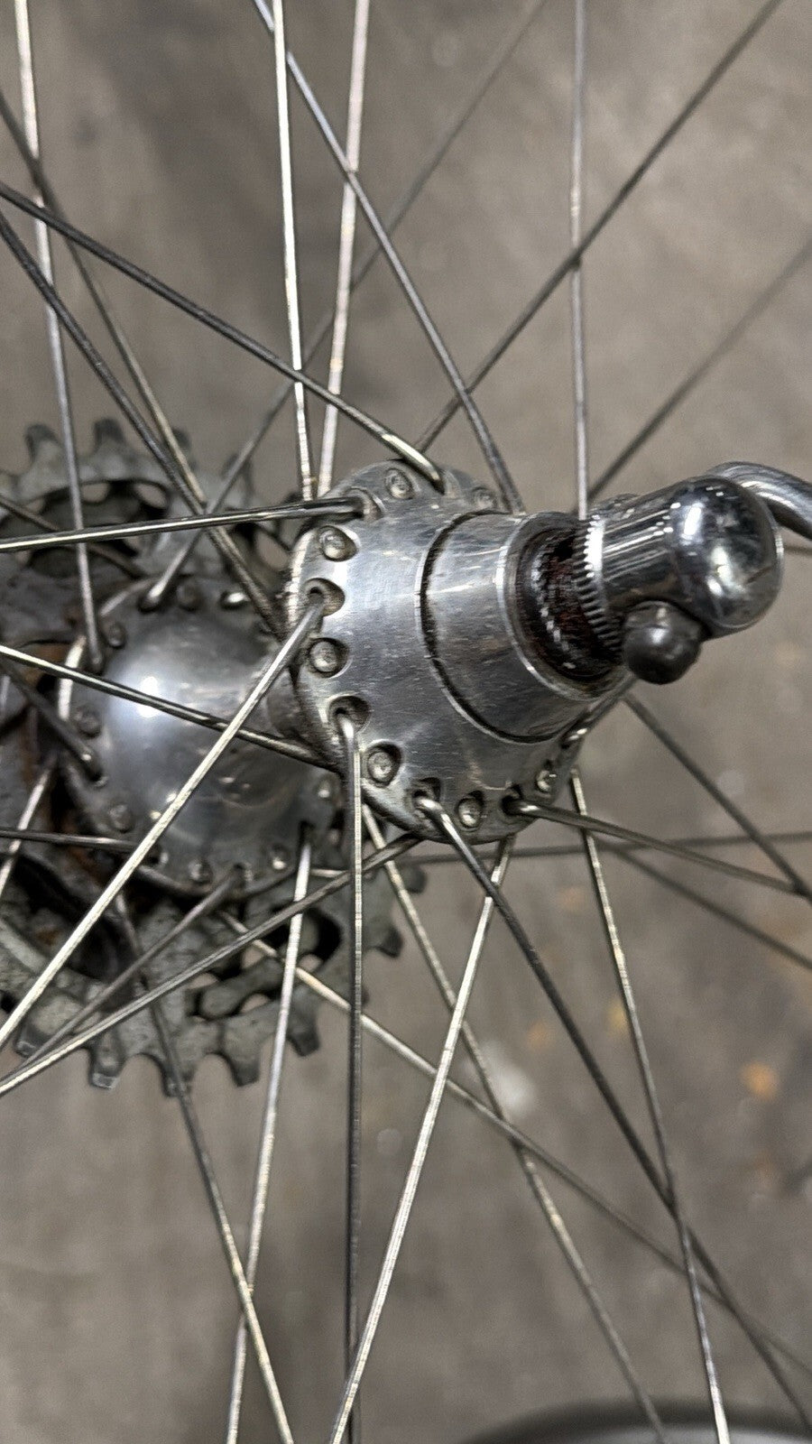 Campagnolo Road Clincher Wheelset Vintage Mavic Rims 700c 6 Speed Cassette - view 4