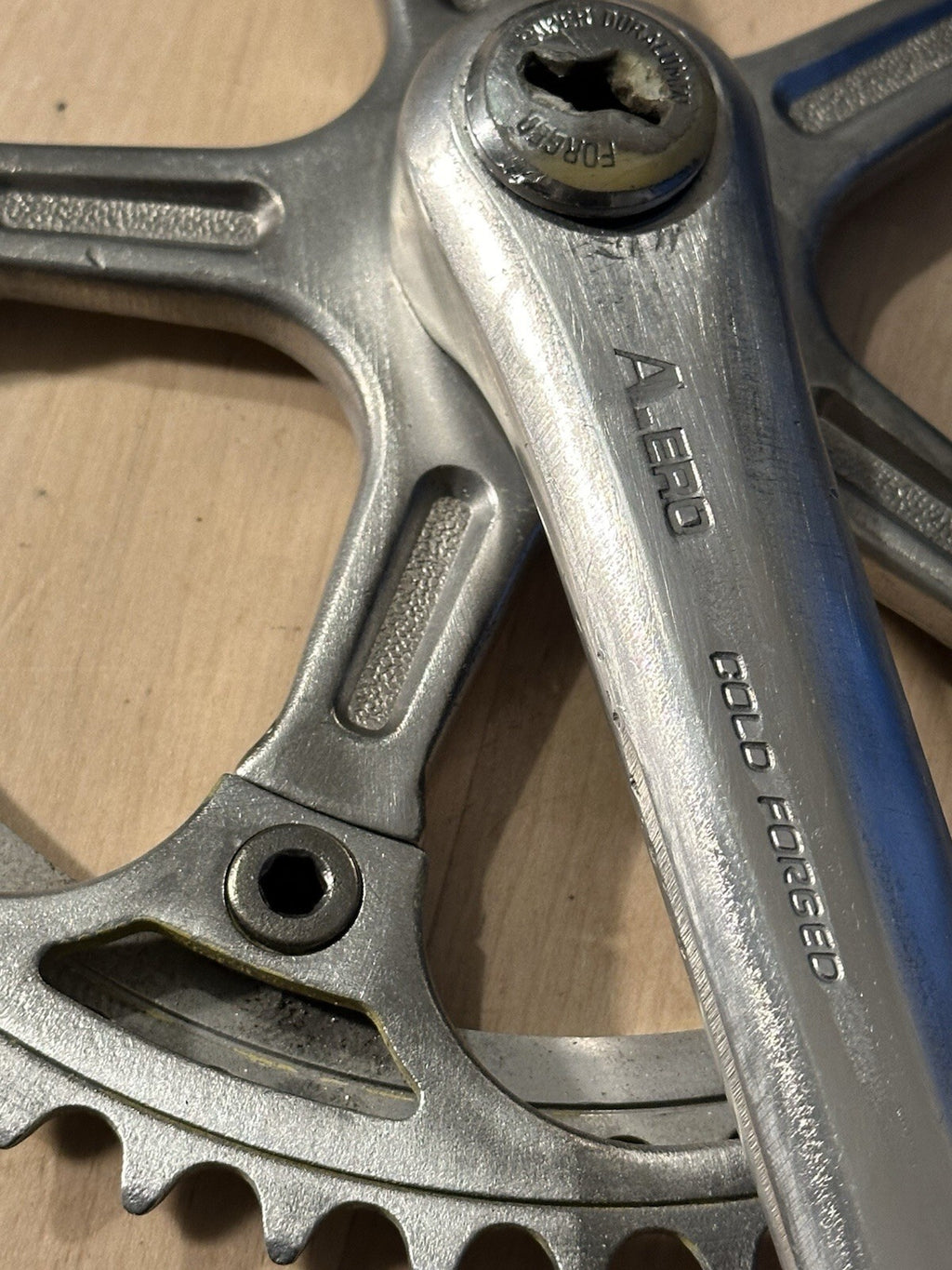 Vintage Aero Cold Forged Road Crankset
