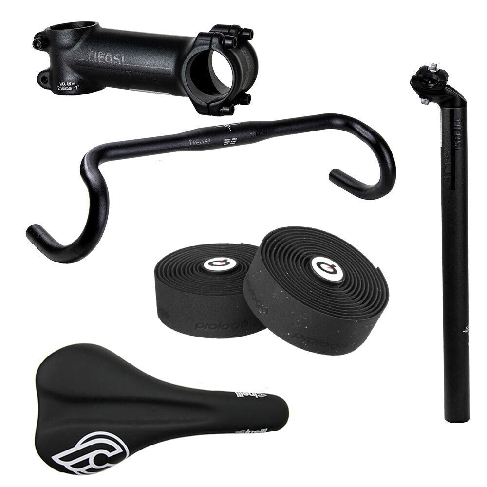 Tifosi Finish Kit Bundle Cinelli Saddle Stem And Handlebars Prologo
