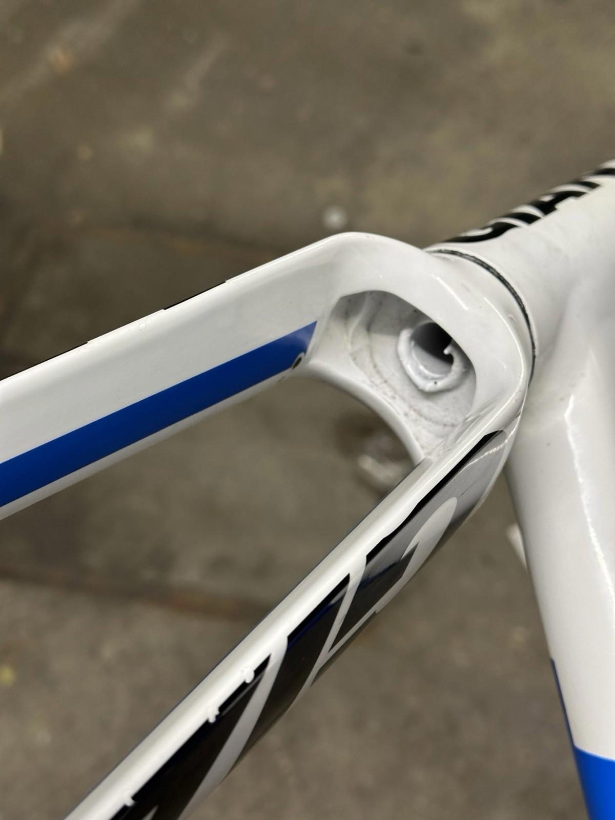 Giant Omnium Track Frameset Fixed Gear Pista  Size M Missing Saddle Base Clamp