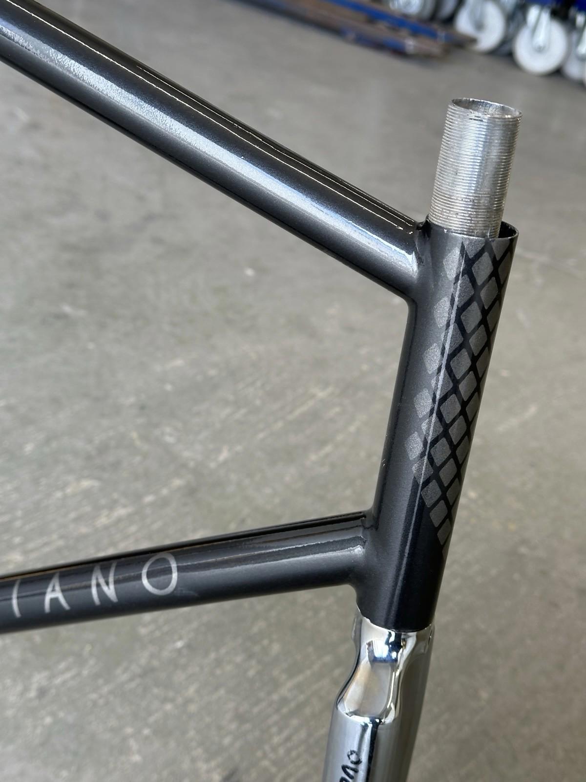 Rare Geliano Pista Columbus Tubing Split Seattube Track Custom Frameset