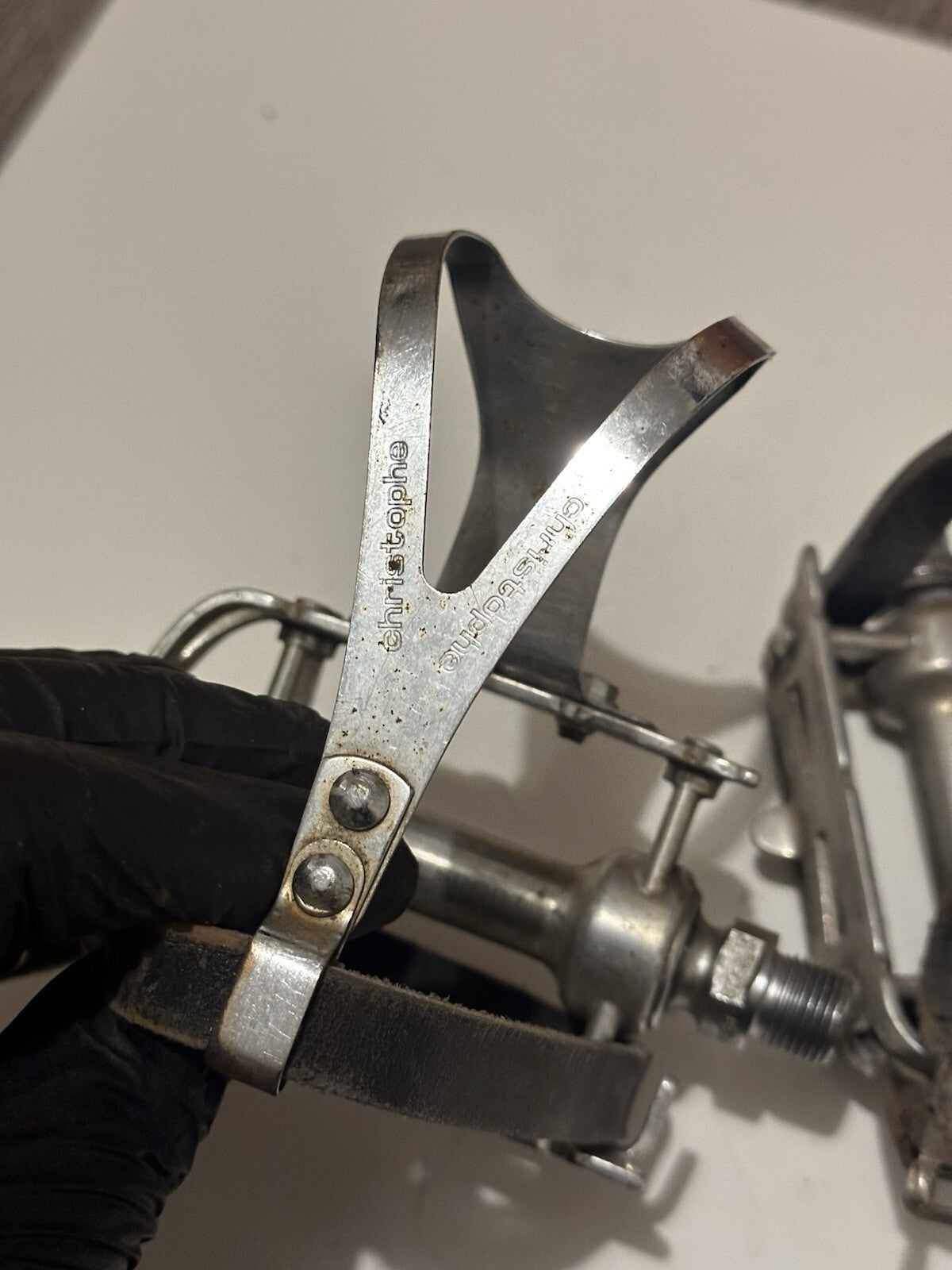 Vintage Campagnolo Bike Pedals Cages Christophe Cages - view 3