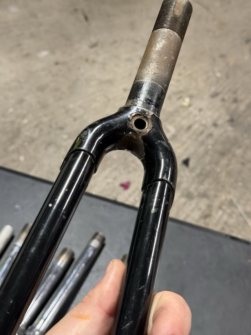 Steel 1inch Threaded Forks 700c Road - view 10