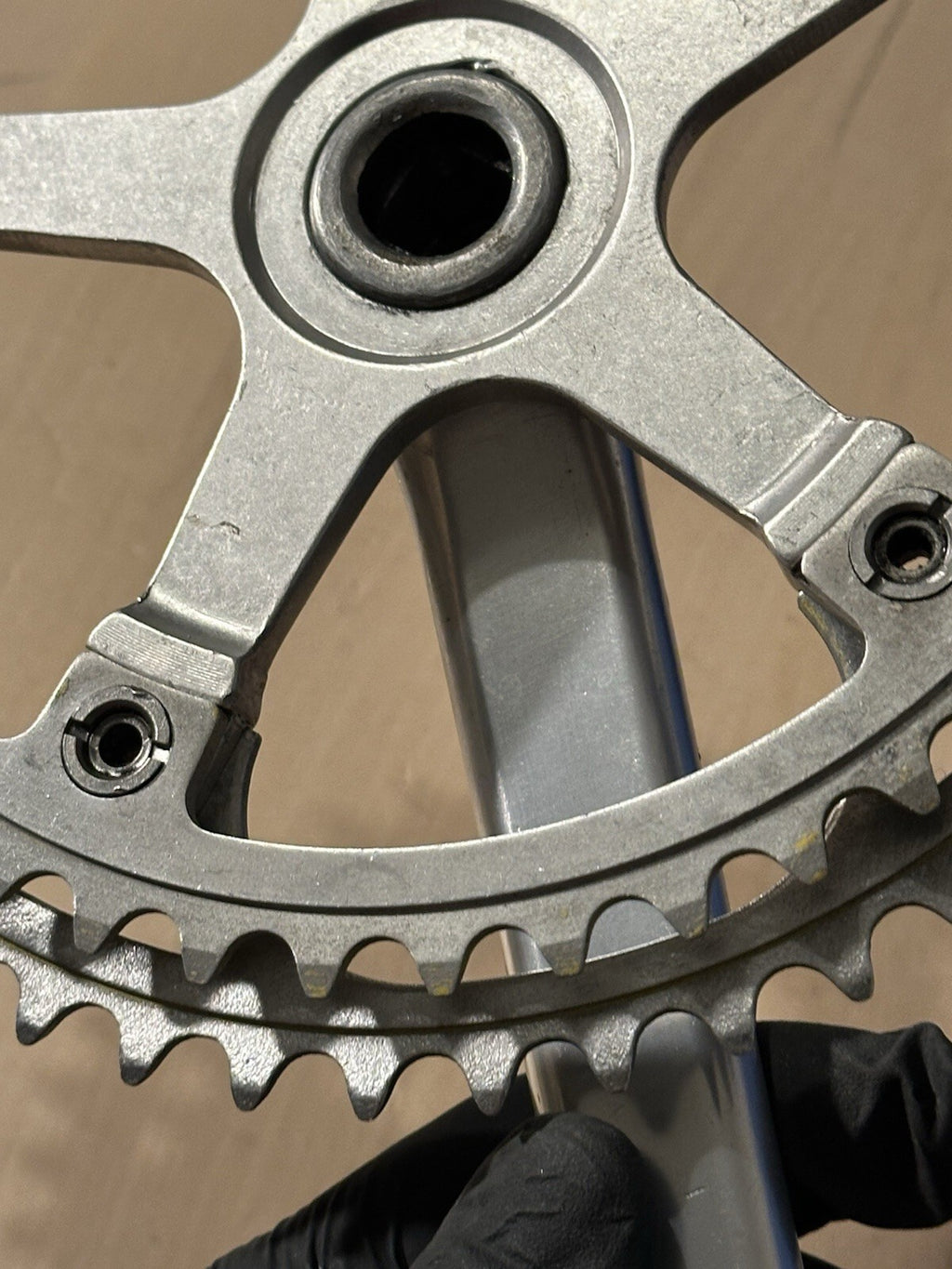 Vintage Aero Cold Forged Road Crankset