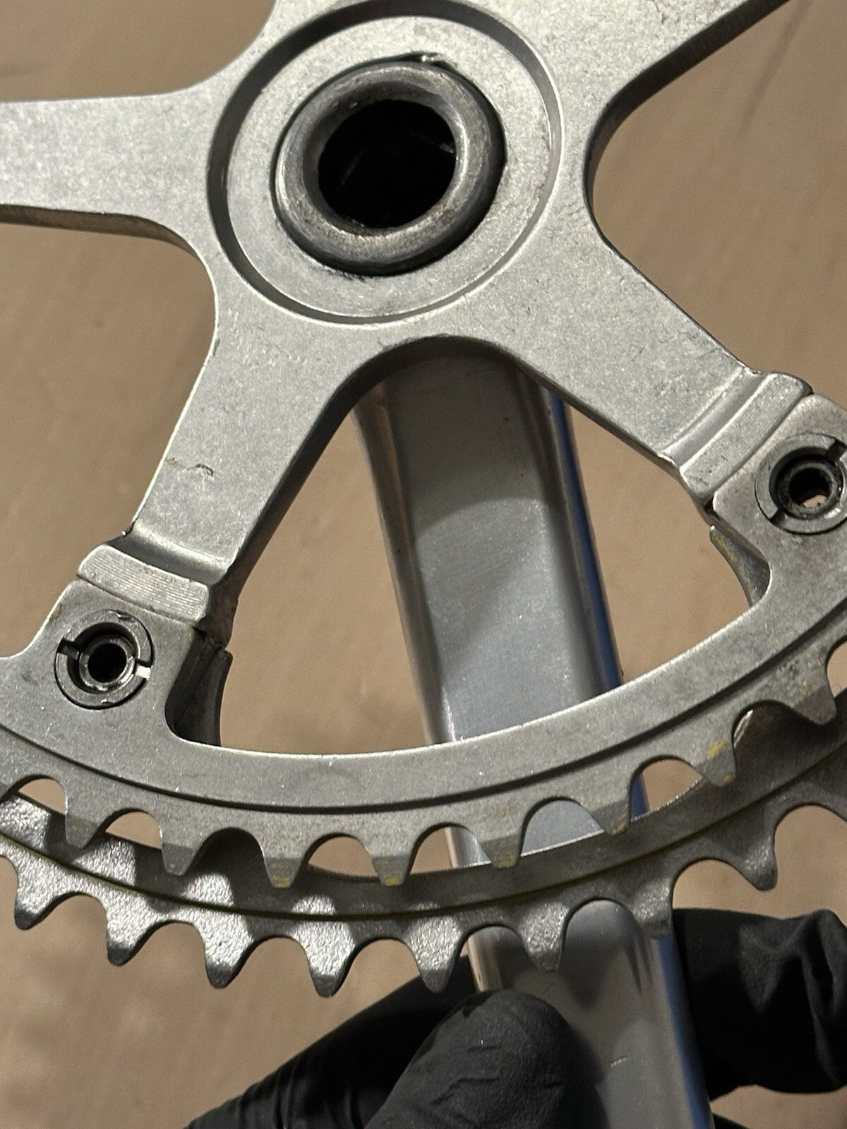 Vintage Aero Cold Forged Road Crankset