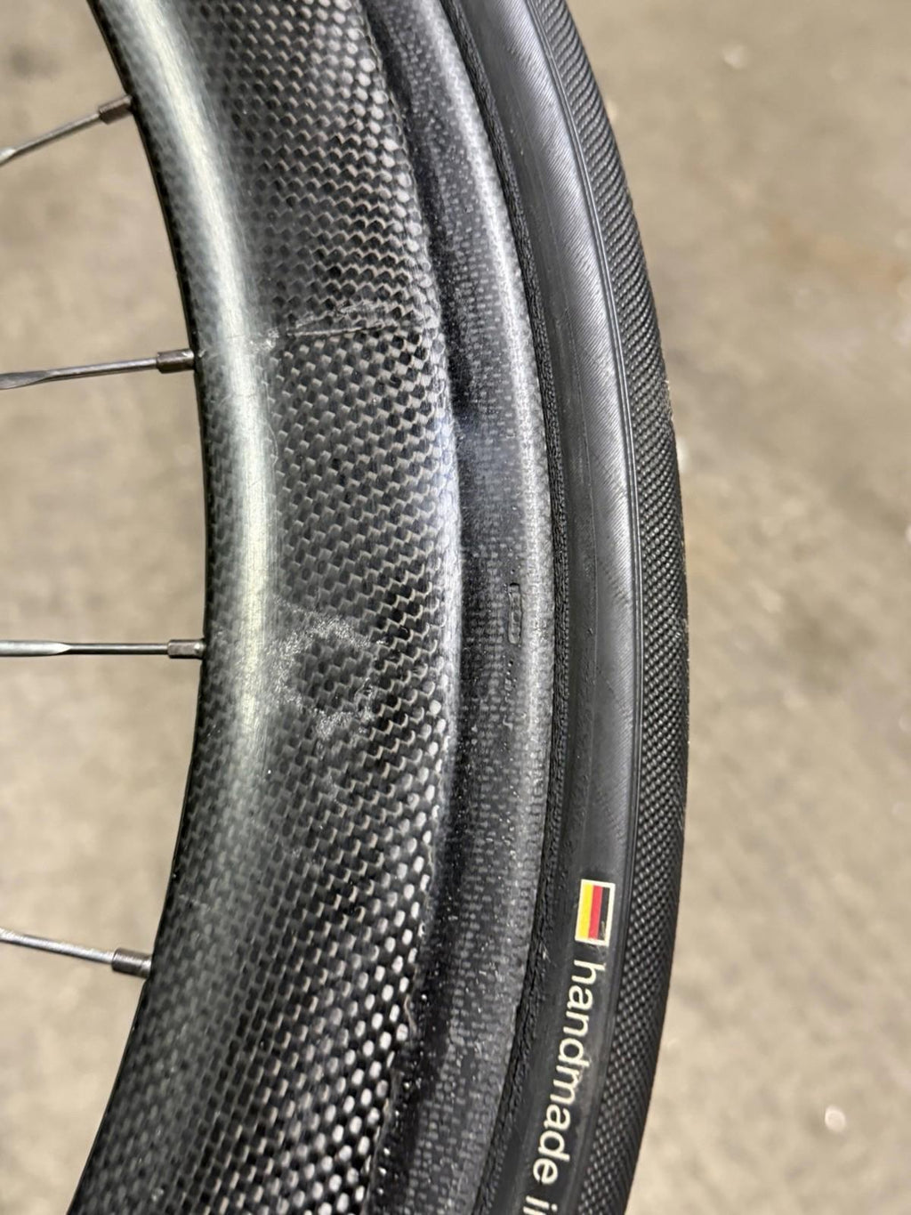 Zipp Tubular Track Wheelset Fixed Gear Pista Wheels Vintage ( Small Damage)