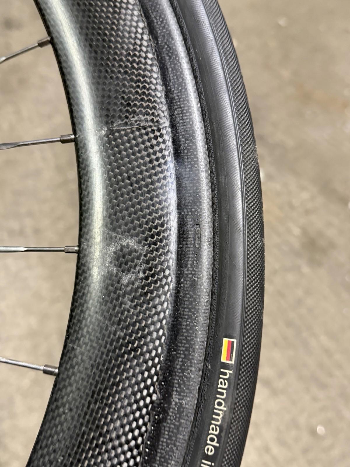Zipp Tubular Track Wheelset Fixed Gear Pista Wheels Vintage ( Small Damage)