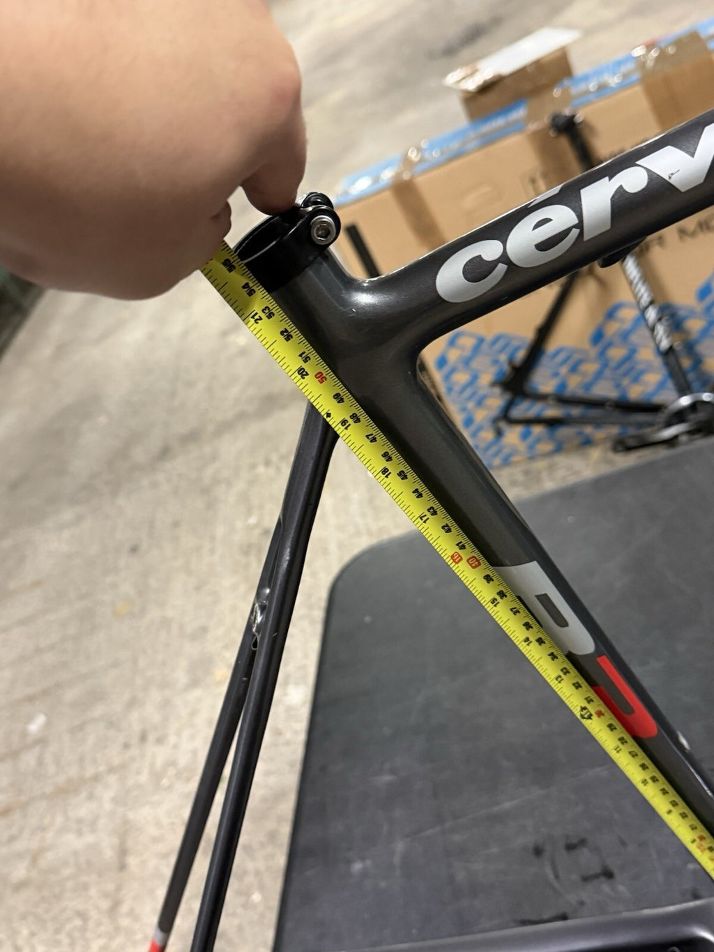 Cervelo R3 Carbon Road Frameset 55.5cm TT Well Used Check Pics